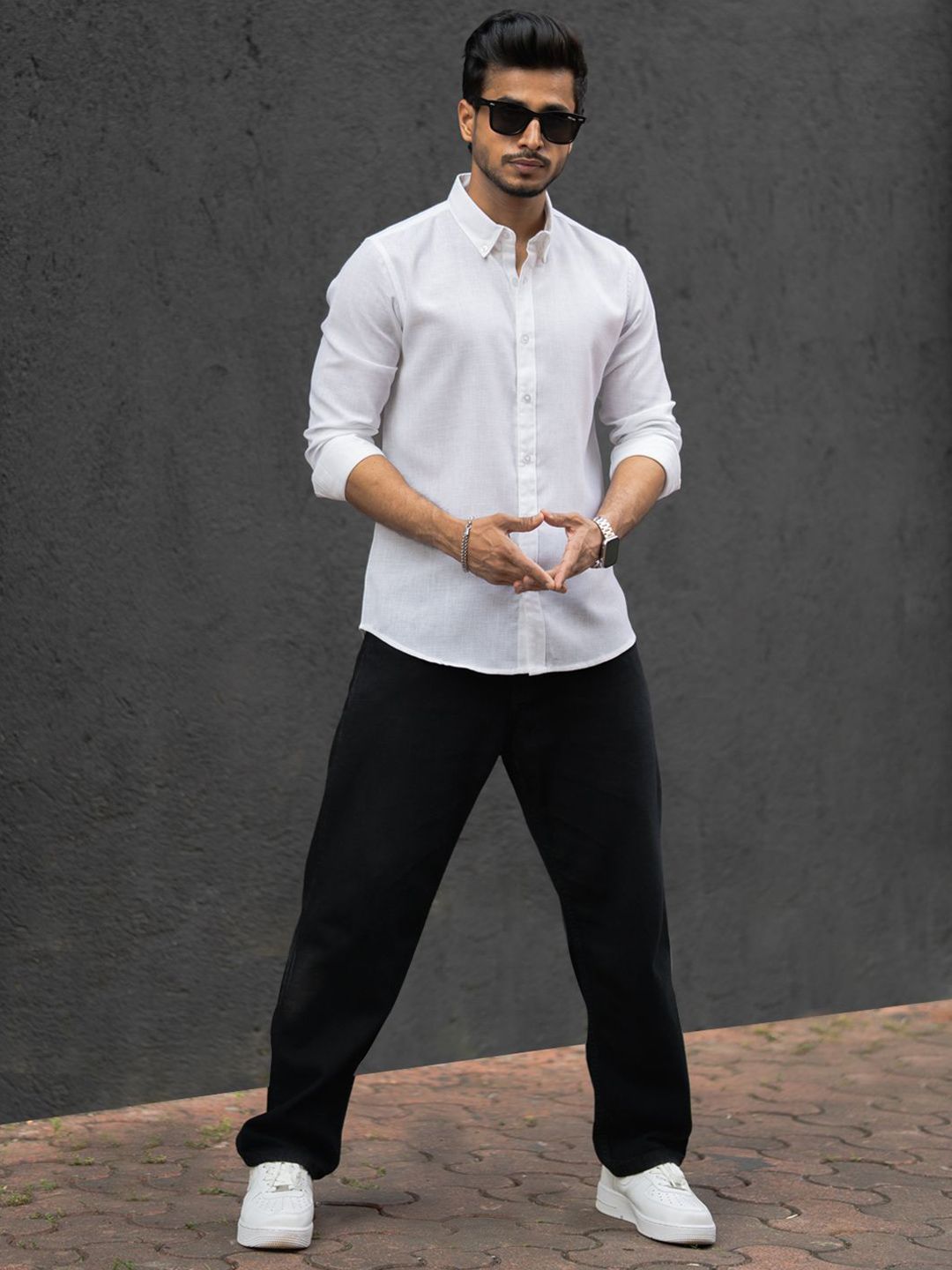 Powerlook Men Opaque Casual Shirt