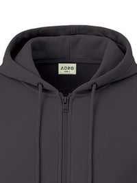 ADRO Men Printed Hooded Zip-Up Sweatshirt