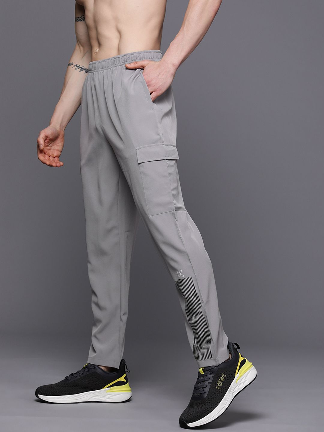 HRX by Hrithik Roshan Men Rapid-Dry Training Track Pants