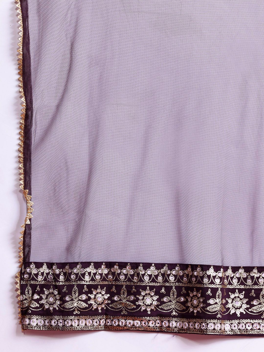 Anouk Ethnic Motifs Print Kurta with Salwar & Dupatta