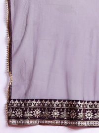 Anouk Ethnic Motifs Print Kurta with Salwar & Dupatta