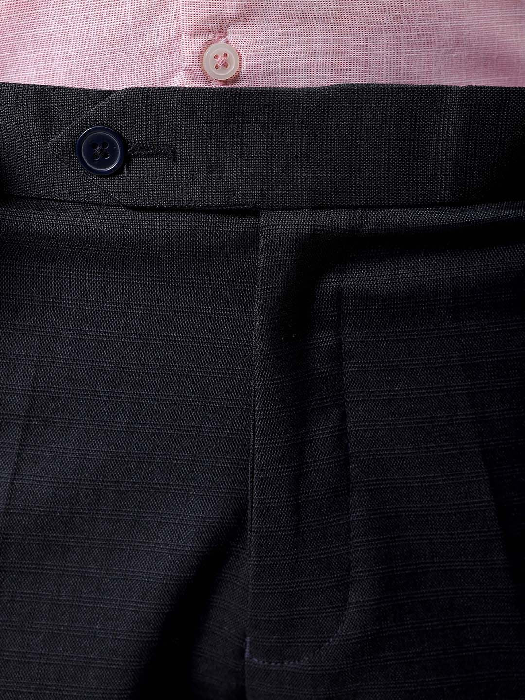 The Indian Garage Co. X Luxe Men Checked Slim Fit Trousers
