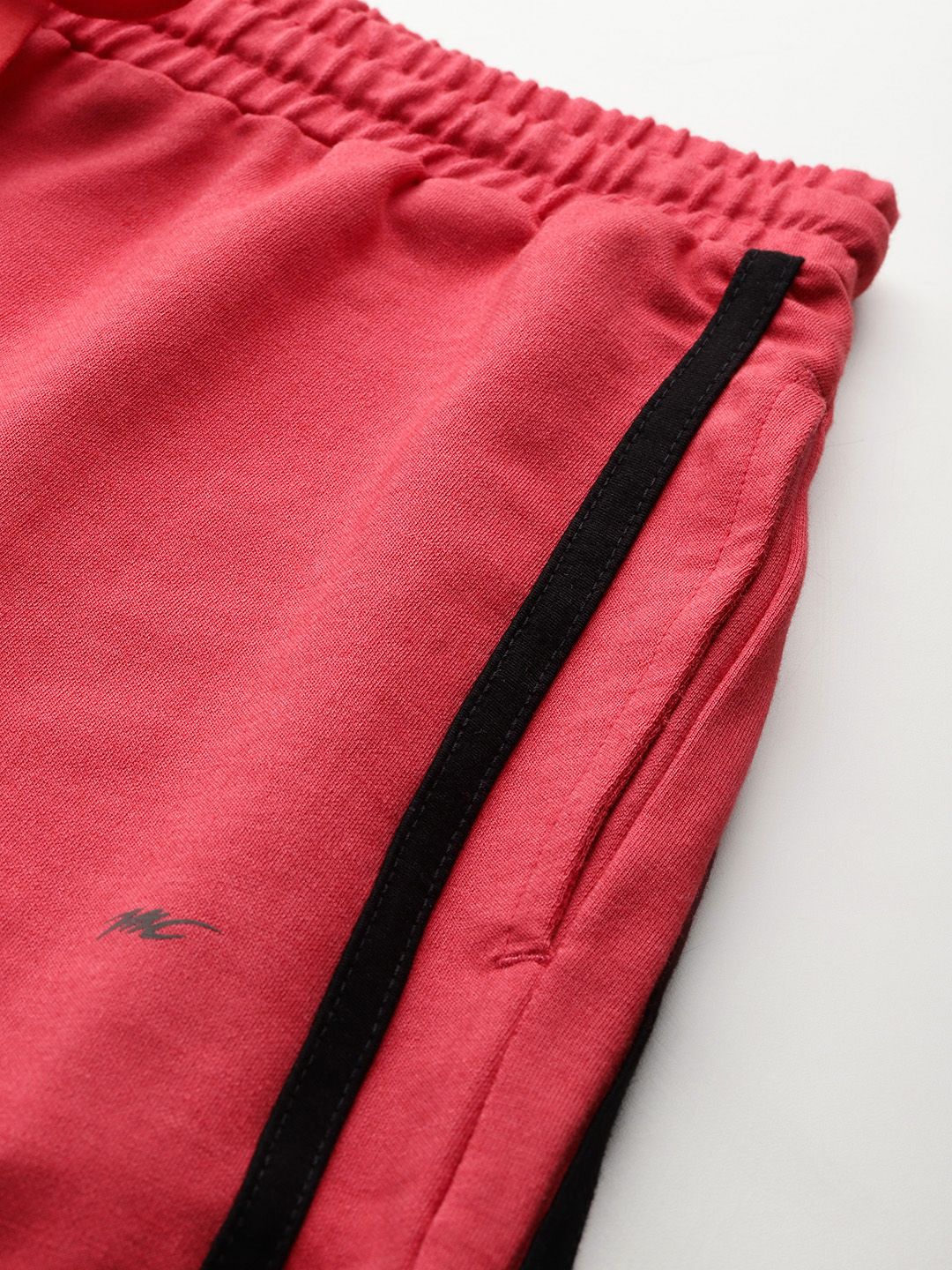 Monte Carlo Women Mid-Rise Regular Fit Track Pants with Side Stripes