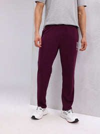 HRX by Hrithik Roshan Men Typography Printed Detail Mid-Rise Lifestyle Track Pants