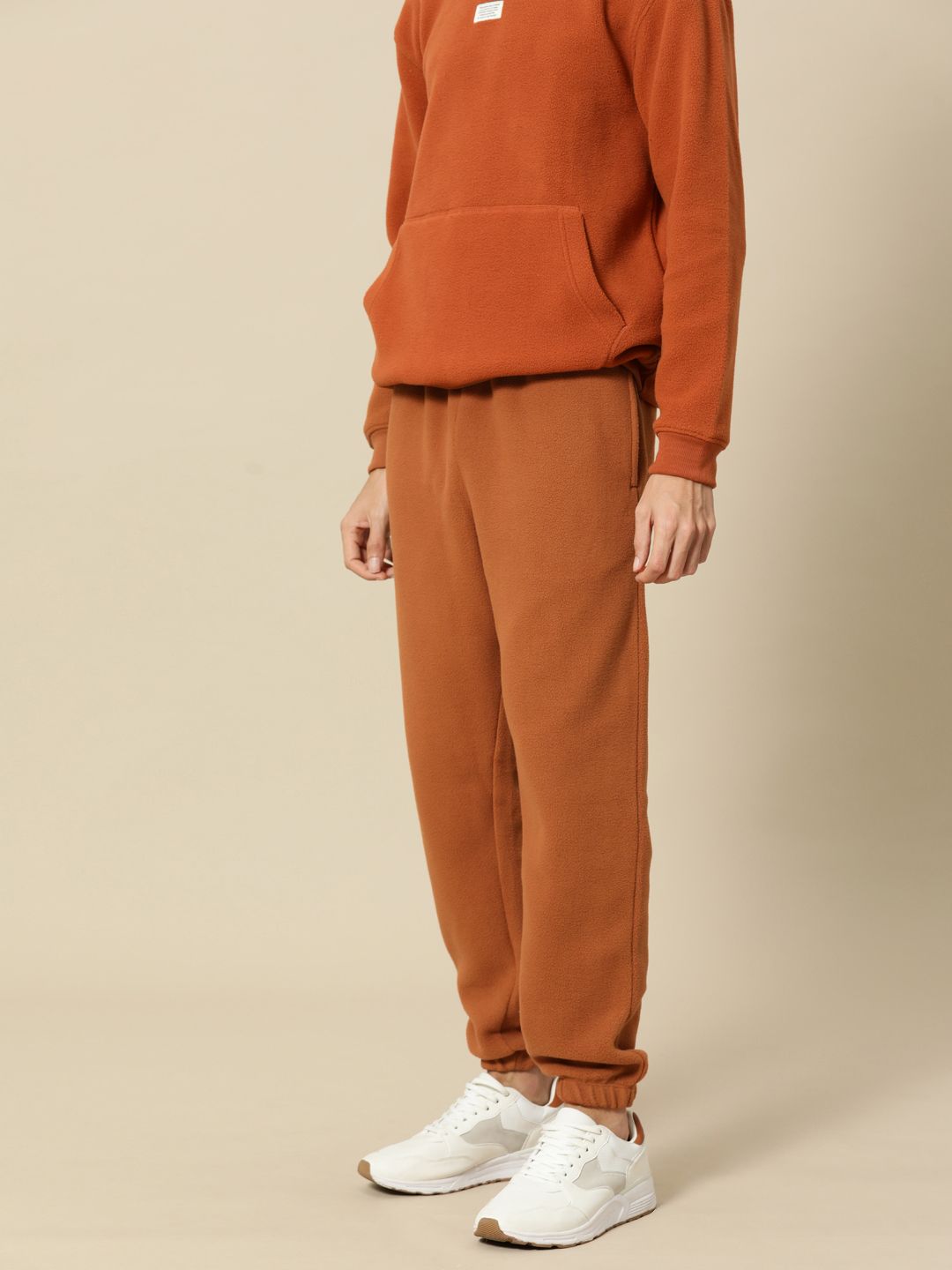 Mr Bowerbird Men Brown Solid Liberal Fit Joggers