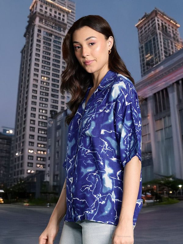 DressBerry Opaque Printed Casual Shirt