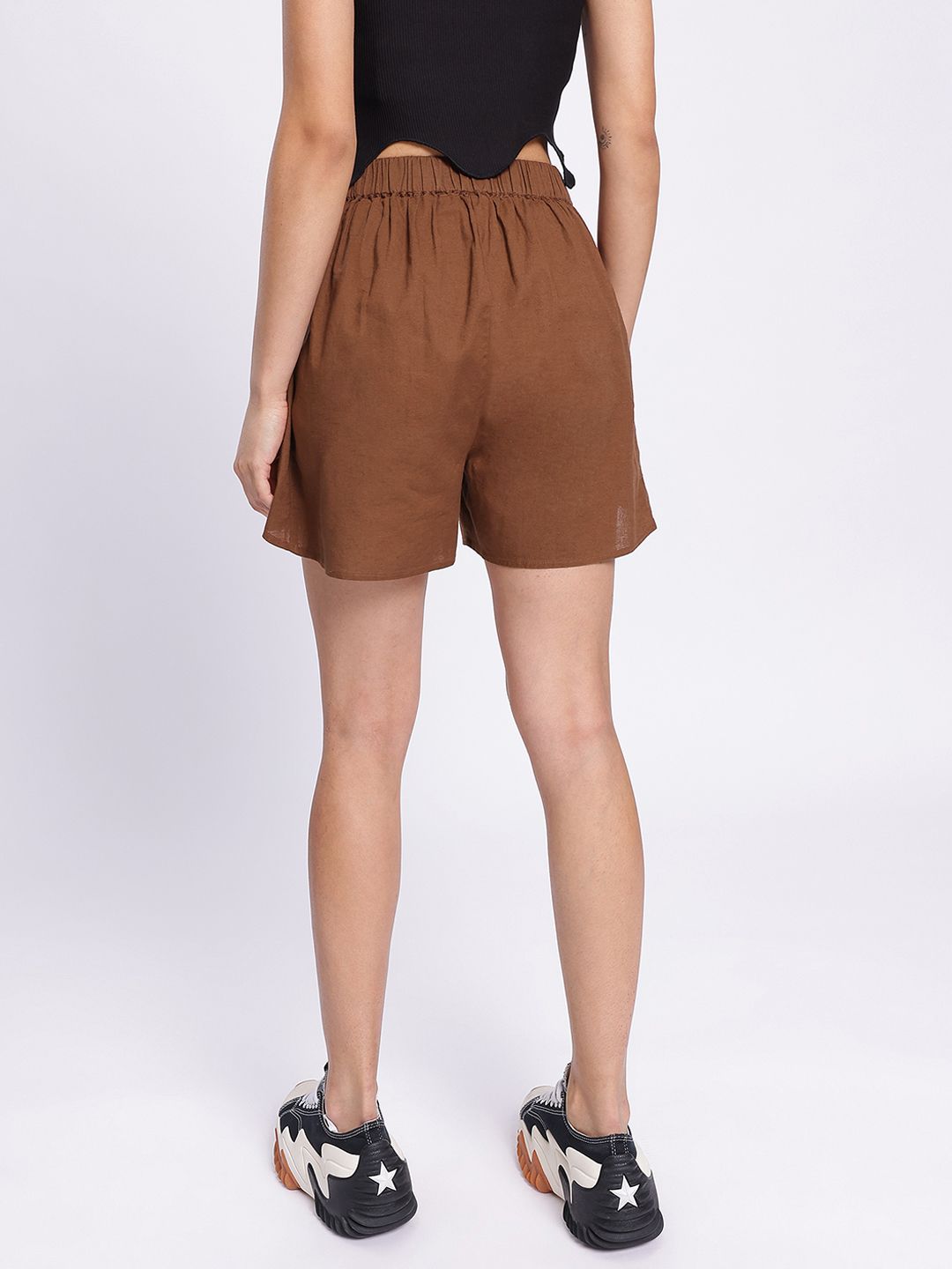 DressBerry Women The Layered Look Tie-Up Shorts