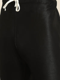 SOJANYA Men Black Kurta with Churidar
