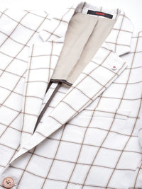 Raymond Checked Single-Breasted Blazer