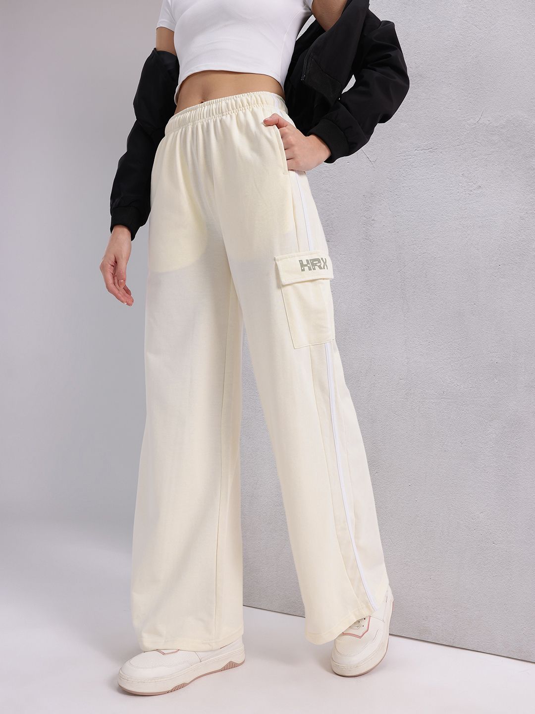 HRX by Hrithik Roshan  Women Lifestyle Cargo Track Pants