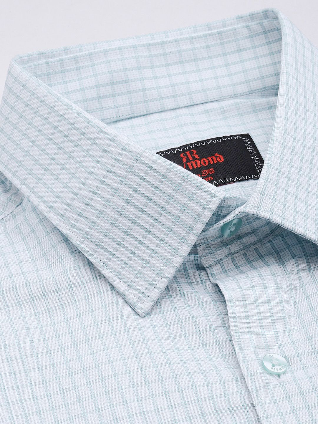 Raymond Slim Fit Checked Pure Cotton Formal Shirt