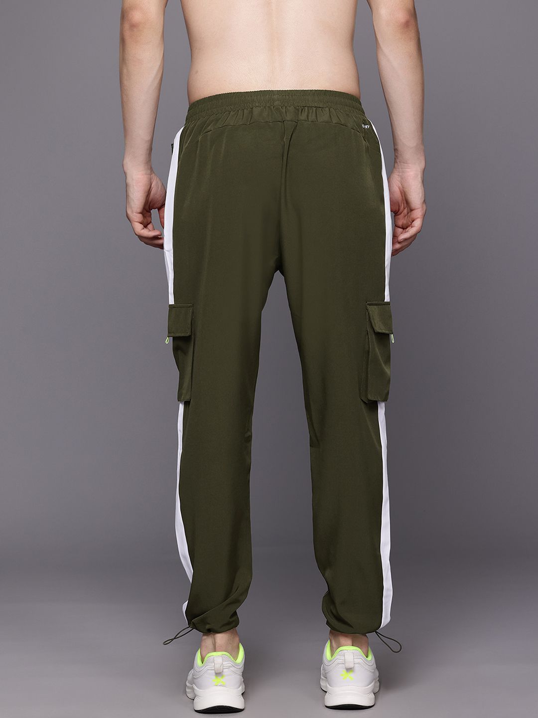 HRX by Hrithik Roshan Men Side-Striped Training Track Pants