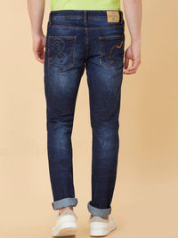 Being Human Men Slim Fit Highly Distressed Heavy Fade Stretchable Jeans