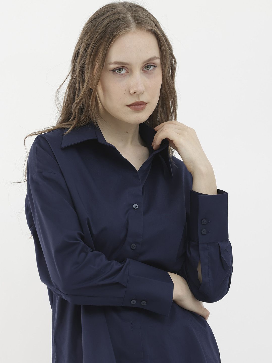 RAREISM Slim Fit Long Sleeves Cotton Shirt