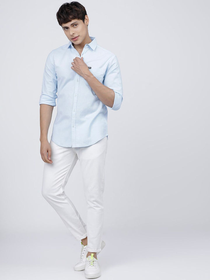 The Indian Garage Co Men Blue Casual Shirt