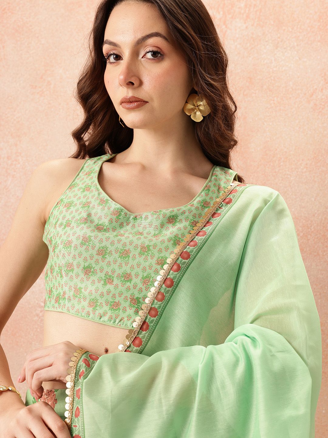 all about you Printed Ready to Wear Lehenga Set With Dupatta