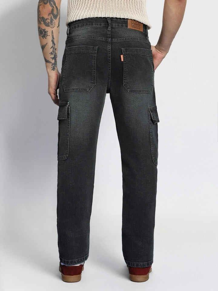 Urbano Fashion Men Heavy Fade Stretchable Jeans