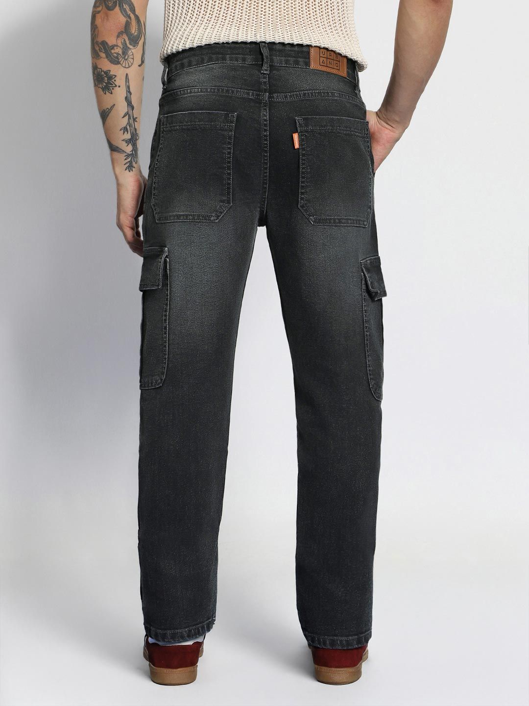 Urbano Fashion Men Heavy Fade Stretchable Jeans