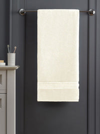BOMBAY DYEING Cream Pure Cotton 650 GSM Bath Towel