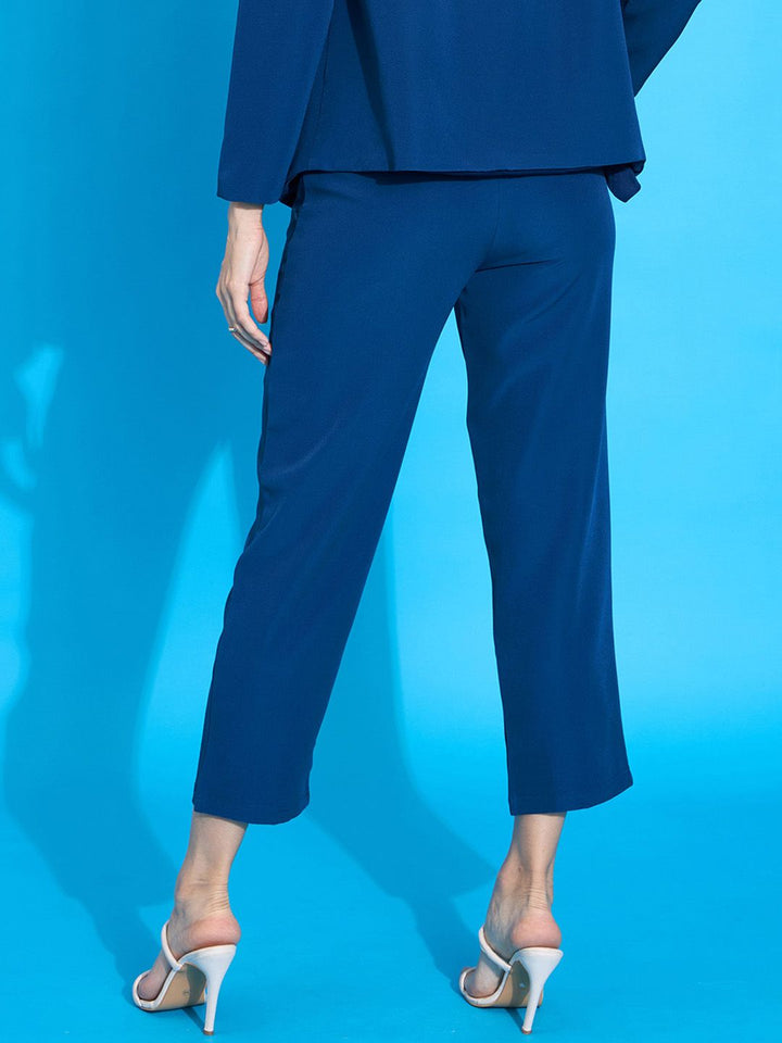 SASSAFRAS worklyf Women Regular Fit High-Rise Trousers