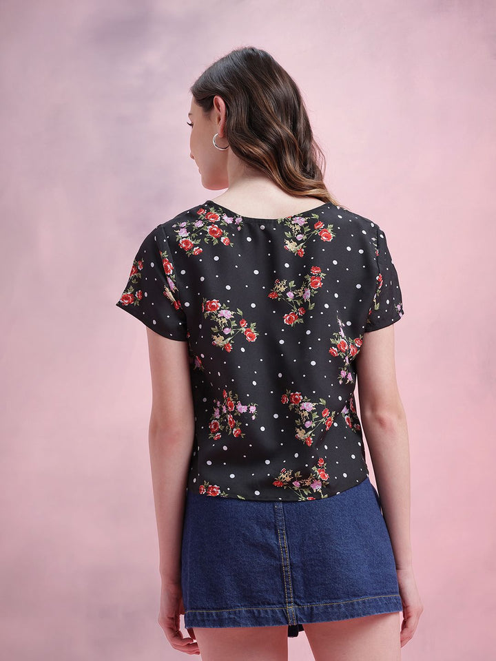 DressBerry Floral Print Top