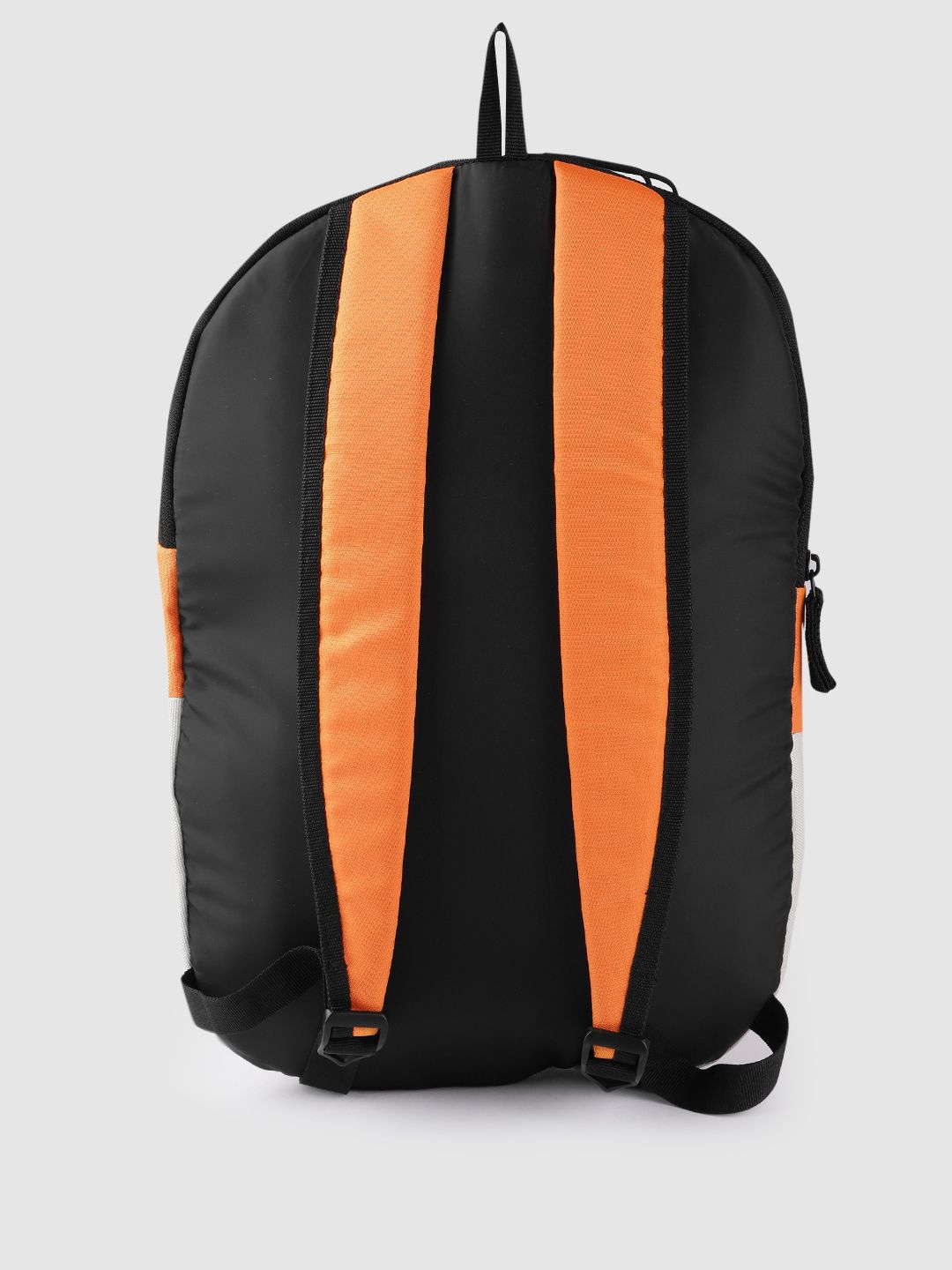 Gear Unisex Black & Yellow Colourblocked Brand Logo Print Backpack