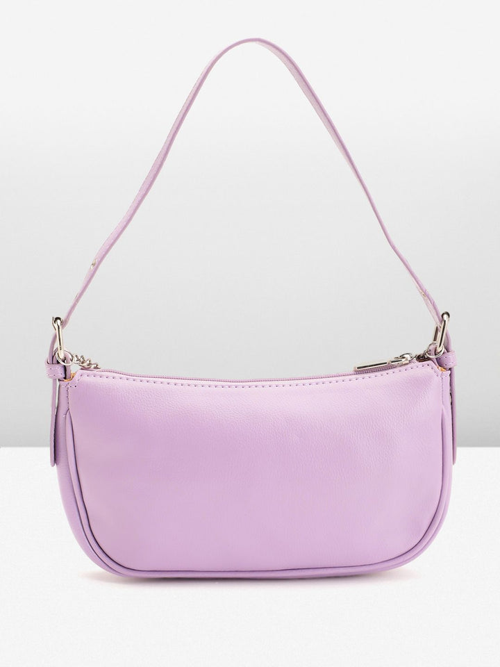 Lino Perros Textured Structured Shoulder Bag With Chain Detail