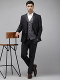 Park Avenue Super Slim Fit Notched Lapel Single-Breasted 3 Piece Suit