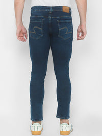 SPYKAR Men Blue Skinny Fit Low-Rise Light Fade Jeans