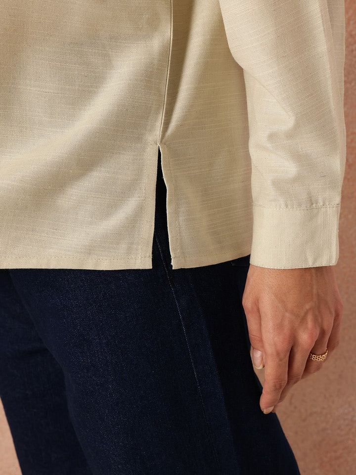 all about you Relaxed Cotton Casual Shirt