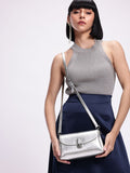 DressBerry Textured Structured Satchel Bag