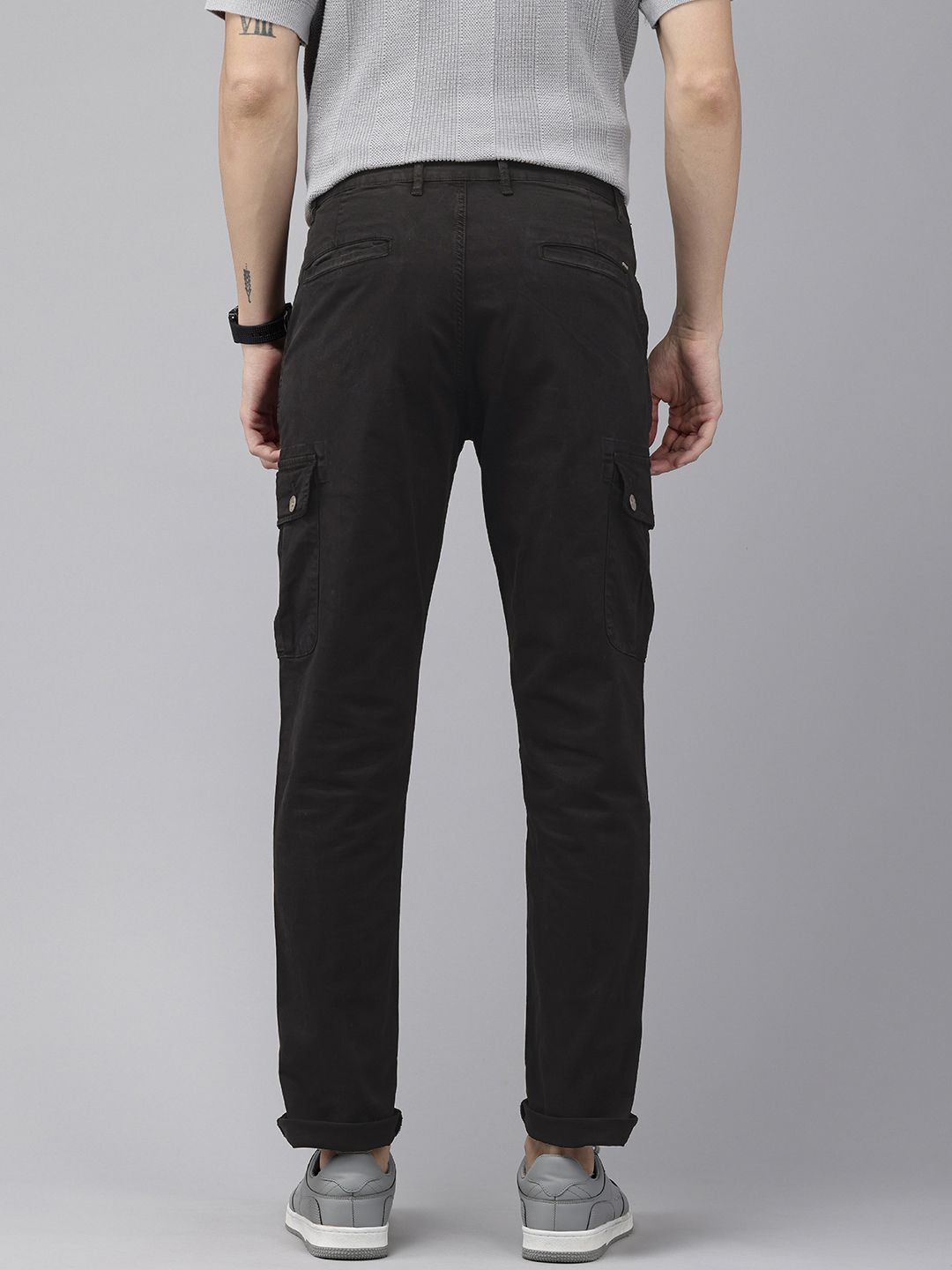 SPYKAR Men Slim Fit Cargos Trousers