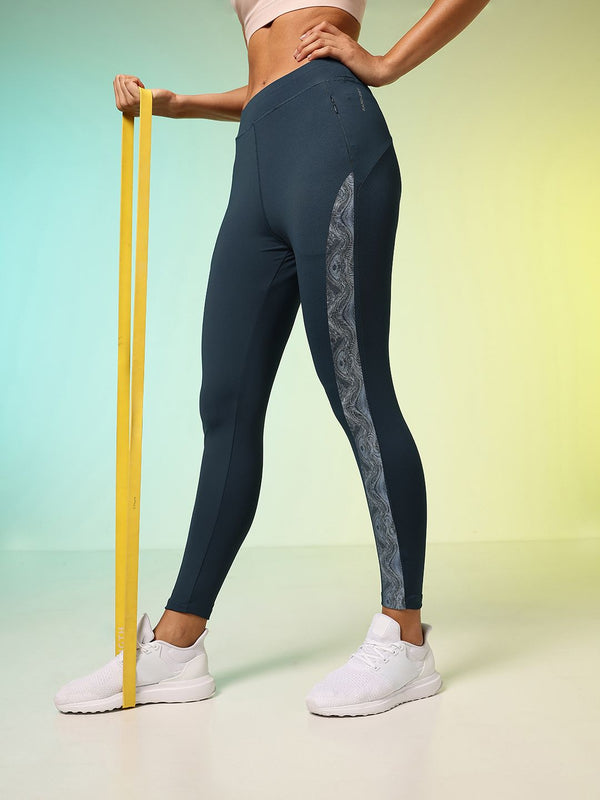 HRX by Hrithik Roshan Women Rapid-Dry Printed Training Tights