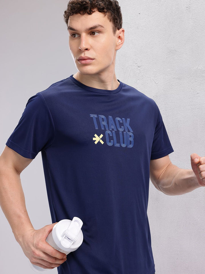 HRX by Hrithik Roshan Typography Print Rapid-Dry Running T-shirt