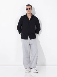 The Indian Garage Co Men Regular Fit Textured Resort Wear Shirt