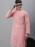 SOJANYA Kurta Lurus Kapas Tulen Sulam