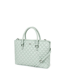 Berrylush Textured Quilted 16 Inch laptop Bag