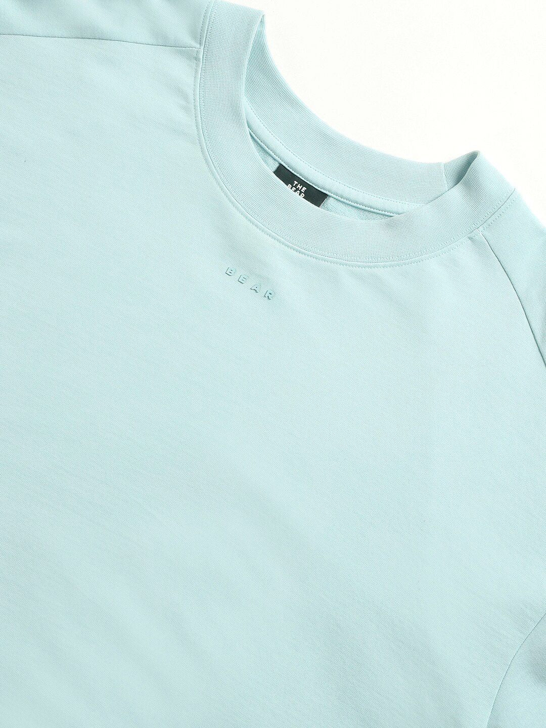 THE BEAR HOUSE Drop Shoulder Pure Cotton Relaxed Fit T-shirt