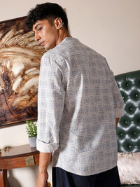 The Indian Garage Co Men Slim Fit Indie Printed Resortwear Shirt