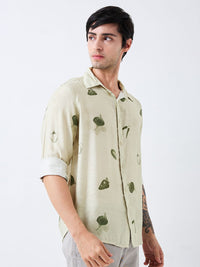 SPYKAR Men Spread Collar Conversational Printed Casual Shirt