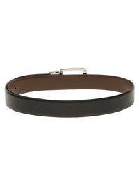 Teakwood Leathers Men Textured Leather Reversible Formal Belt