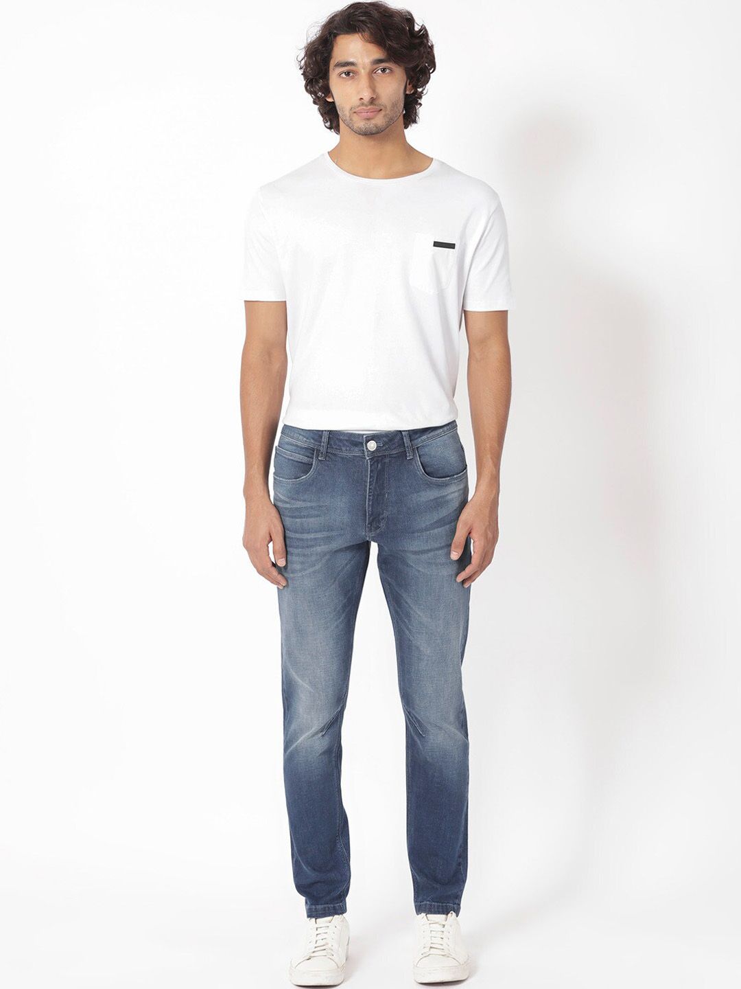 RARE RABBIT Men Toke Slim Fit Cotton Jeans