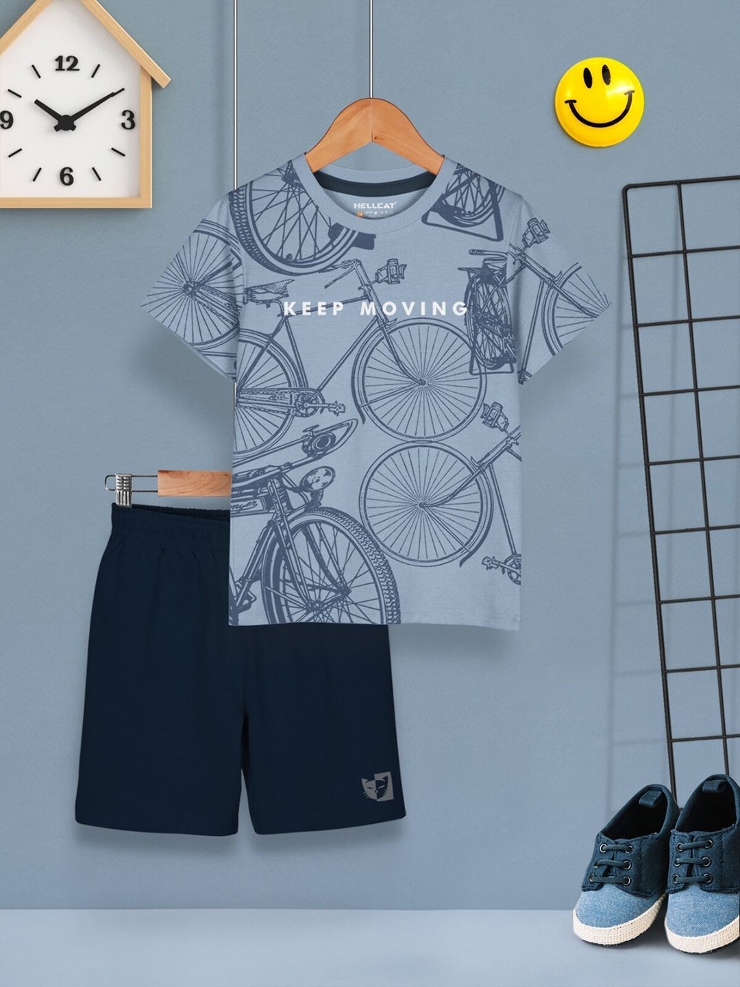 HELLCAT Boys Pack of 3 Printed Clothing Sets