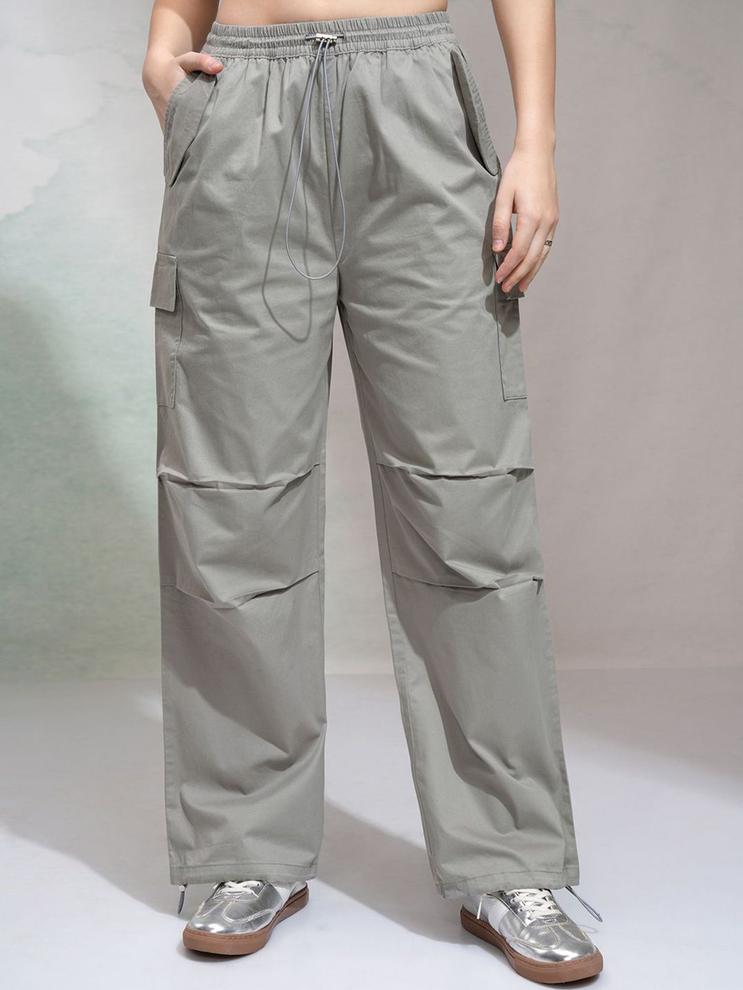Street By Tokyo Talkies Women Mid Rise Straight Fit Trouser