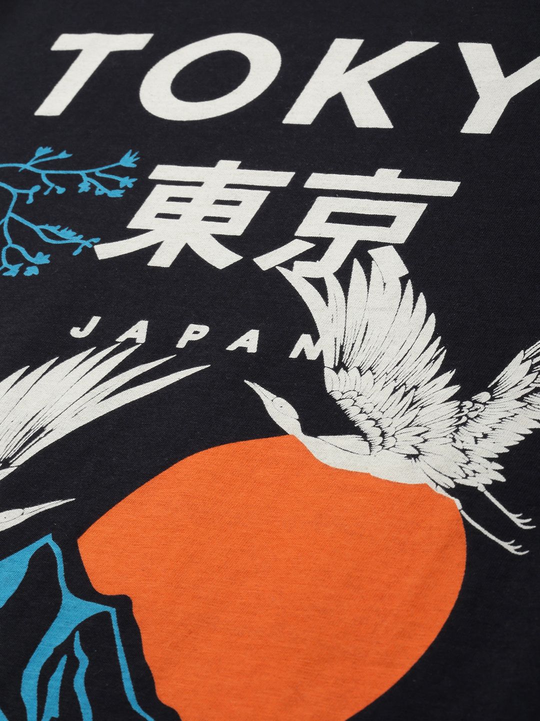 Difference of Opinion Women Black Printed Oversized Pure Cotton T-shirt