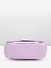 Lino Perros Structured Sling Bag with Quilted Detail