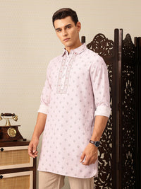 House of Pataudi Floral Printed Rozana Kurta