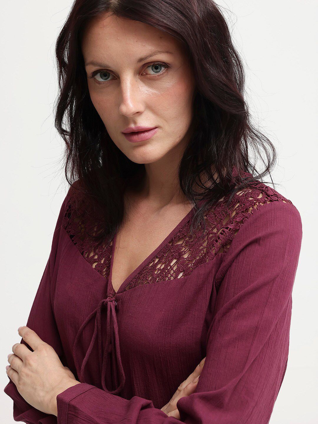 RAREISM Cotton Styled Back Top