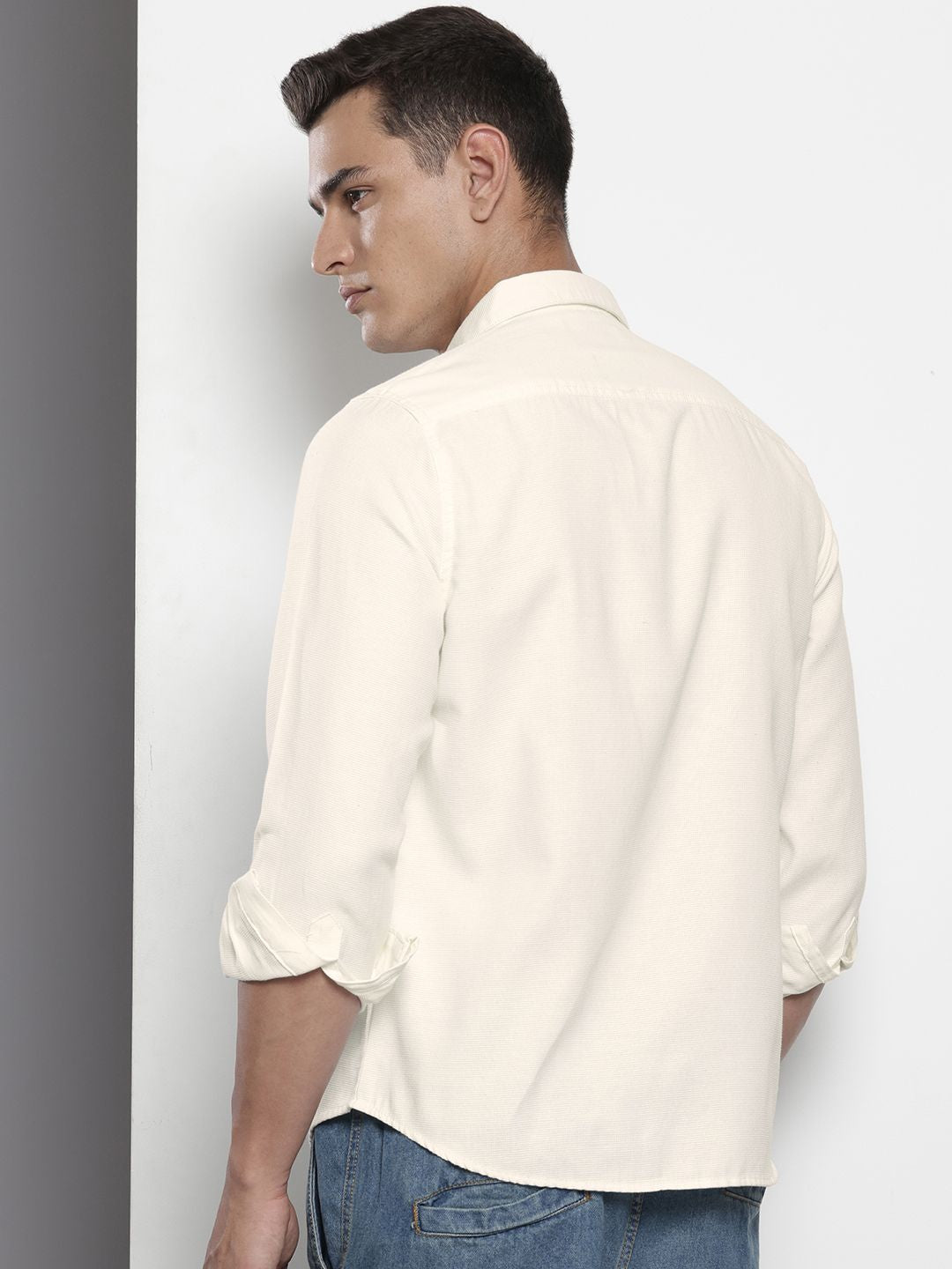 The Indian Garage Co Floral Embroidered Casual Shirt