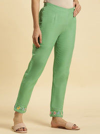 W Women Mid-Rise Slim Fit Trousers